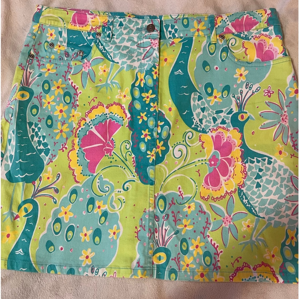 Lilly Pulitzer denim skirt size 10